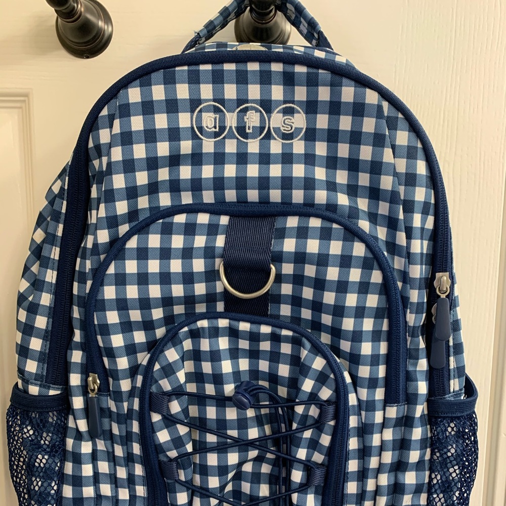 Personalized ‘afs’ Pottery Barn Teen Backpack